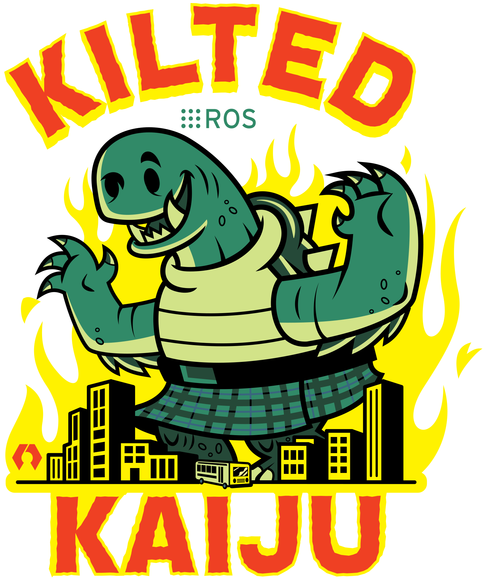 ROS 2 Kilted Kaiju artwork